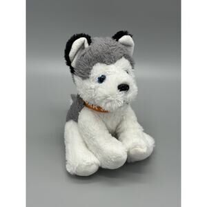 Habitat for Humanity Husky Dog Puppy Cork Plush Stuffed Animal Limited Edition